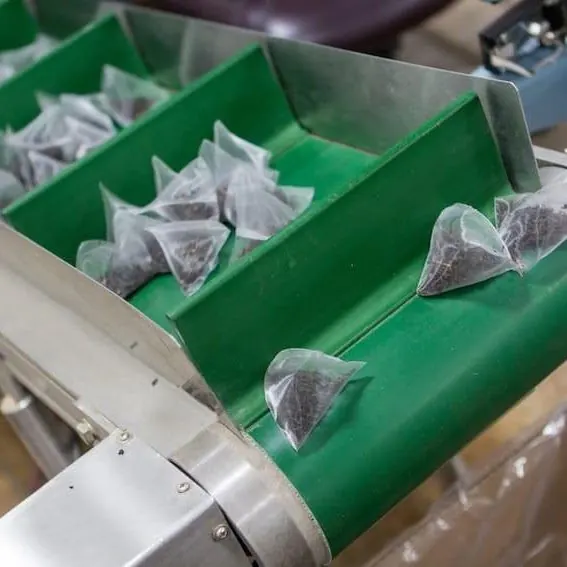 Tea bag packing line